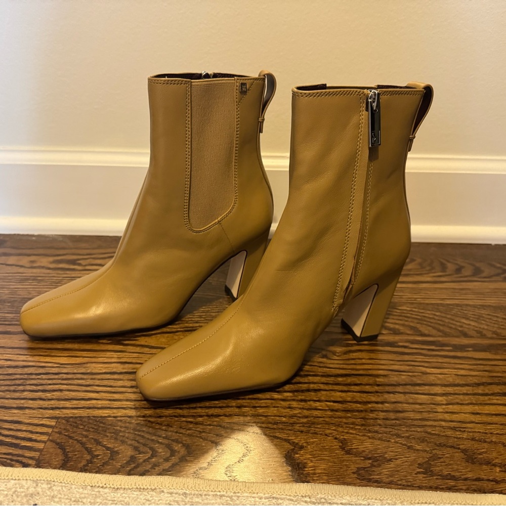 Franco Sarto Tan Ankle Booties